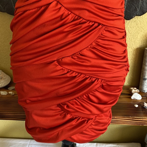 H&M Red Fancy Cocktail Dress - Picture 2 of 9
